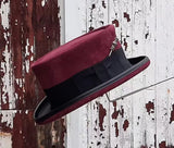 Black  leather  movie Tribute Hat