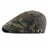 "Miller" Camouflage Cotton Flat Cap