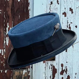 Black  leather  movie Tribute Hat