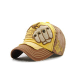 Fist tide fashion letters willow nail casual baseball cap