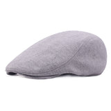"Detroit" Casual Cotton Flat Cap