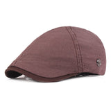 "Hanfry" Duckbill Cotton Flat Cap