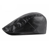 "Lewis" Classic Leather Flat Cap