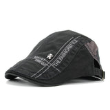 "M" Sun visor Duckbill Flat Cap