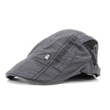 "M" Sun visor Duckbill Flat Cap