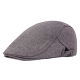 "Detroit" Casual Cotton Flat Cap