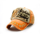 Fashion do old letters patch willow nail casual baseball cap