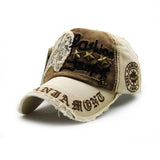 Fashion do old letters patch willow nail casual baseball cap