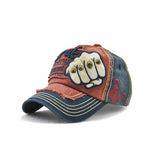 Fist tide fashion letters willow nail casual baseball cap