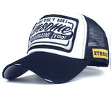 New patch Awesohle letters embroidered baseball net cap