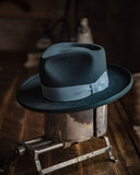 Navy fedora hat