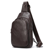 Fashion Large Capacity Plain Soft Leather Crossbody Bags