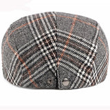 "Scholes" Tartan Cotton Flat Cap
