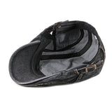 "Miller" Denim Cotton Flat Cap