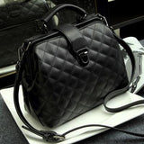 Fashion retro women's handbag single shoulder rhomboid bag