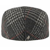 "Lefevre" Plaid Cotton Flat Cap
