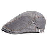 Color block retro Flat Cap