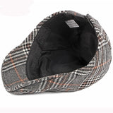 "Scholes" Tartan Cotton Flat Cap