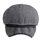 "Denzel" Earmuffs Newsboy Cap
