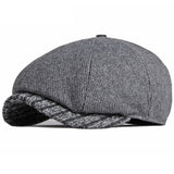 "Denzel" Earmuffs Newsboy Cap