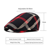 "Derrence" Cotton Flat Cap