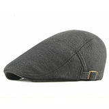 "Beynac" Wool Flat Cap
