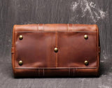 Fashion genuine leather casual crazy horse leather travel bags for weekender