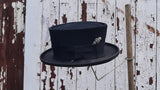 Black  leather  movie Tribute Hat